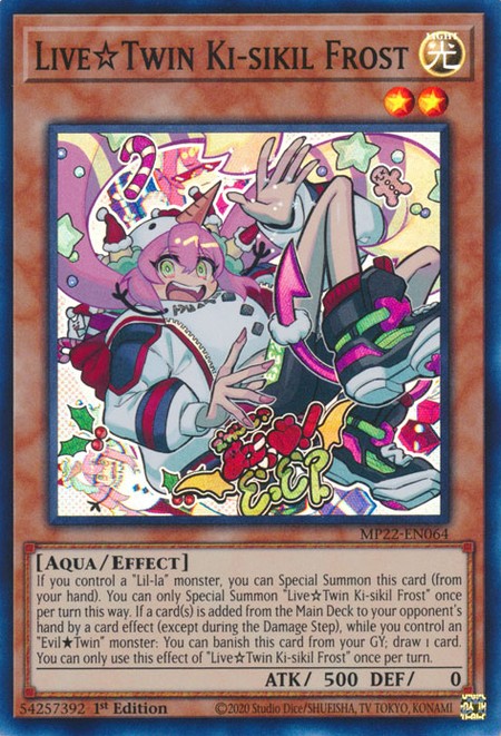 Live☆Twin Ki-sikil Frost - MP22-EN064 - Super Rare - Duelshop