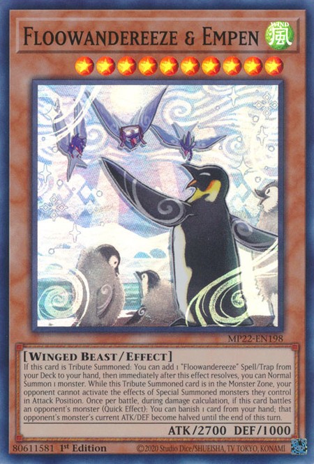 Yu-Gi-Oh! Karte Floowandereeze & STRI – MP22-EN196 Super Rare 1. Auflage