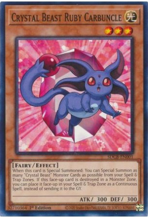 Crystal Beast Ruby Carbuncle - SDCB-EN001 - Common