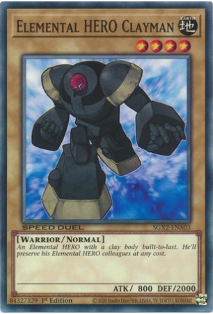 Elemental HERO Clayman - SGX2-ENA03 - Common