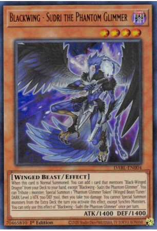 Blackwing - Sudri the Phantom Glimmer - DABL-EN004 - Ultra Rare