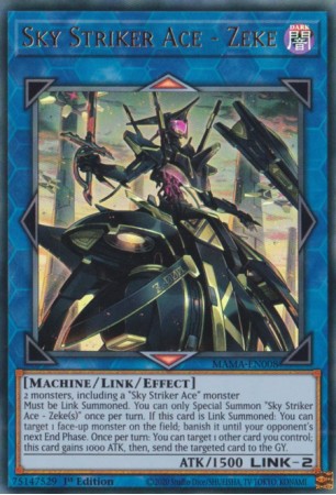 Sky Striker Ace - Zeke - MAMA-EN008 - Ultra Rare