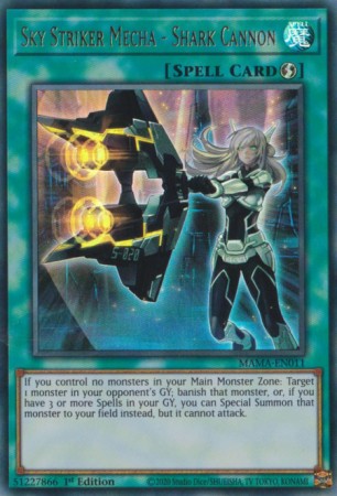 Sky Striker Mecha - Shark Cannon - MAMA-EN011 - Ultra Rare