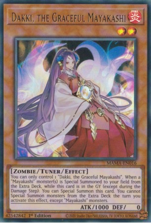 Dakki, the Graceful Mayakashi - MAMA-EN016 - Ultra Rare