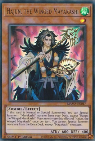 Hajun, the Winged Mayakashi - MAMA-EN017 - Ultra Rare