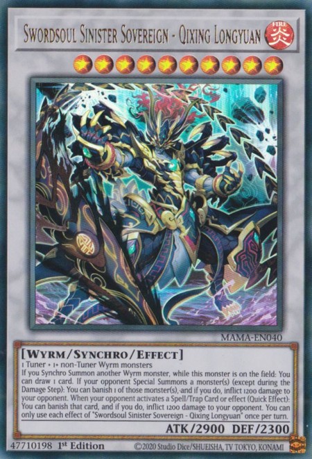 Swordsoul Sinister Sovereign - Qixing Longyuan - MAMA-EN040