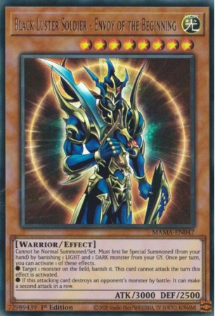 Black Luster Soldier - Envoy of the Beginning - MAMA-EN047 - Ultra Rare