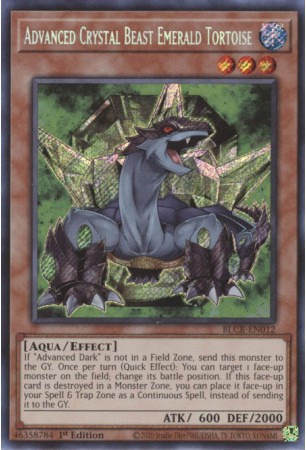 Advanced Crystal Beast Emerald Tortoise - BLCR-EN012 - Secret Rare