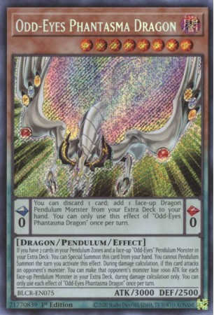 Odd-Eyes Phantasma Dragon - BLCR-EN075 - Secret Rare
