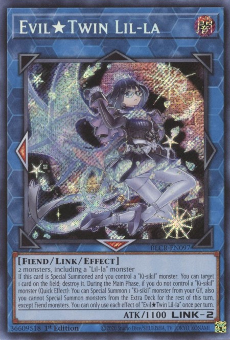 Evil☆Twin Lil-la - BLCR-EN097 - Secret Rare - Duelshop