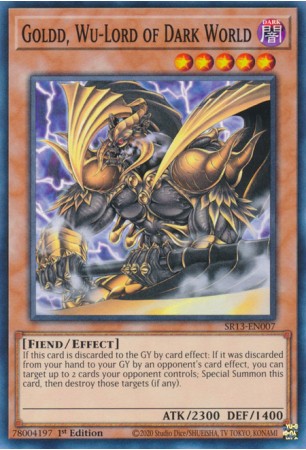 Goldd, Wu-Lord of Dark World - SR13-EN007 - Common