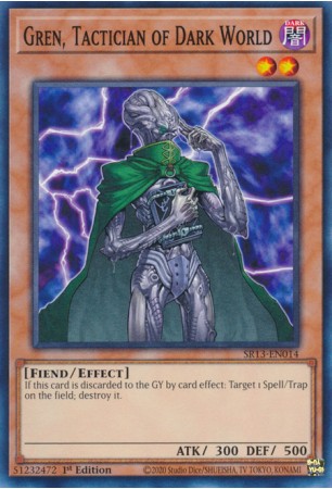 Gren, Tactician of Dark World - SR13-EN014 - Common