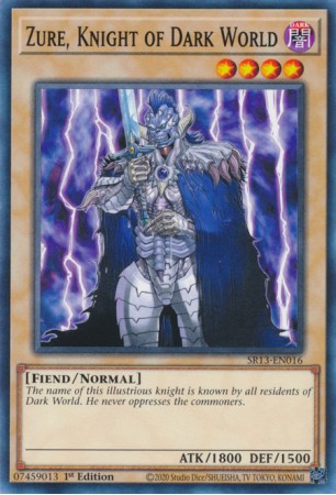 Zure, Knight of Dark World - SR13-EN016 - Common