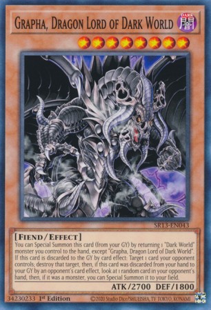 Grapha, Dragon Lord of Dark World - SR13-EN043 - Common