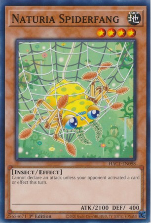 Naturia Spiderfang - HAC1-EN098 - Common