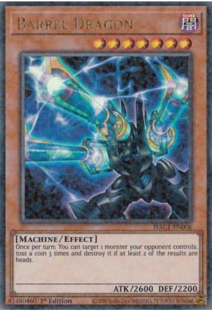 Barrel Dragon - HAC1-EN006 - Duel Terminal Ultra Parallel Rare