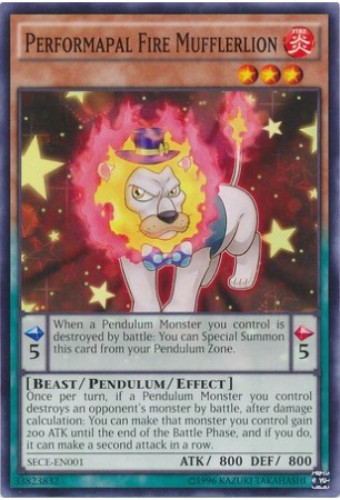 Performapal Fire Mufflerlion - SECE-EN001 - Common