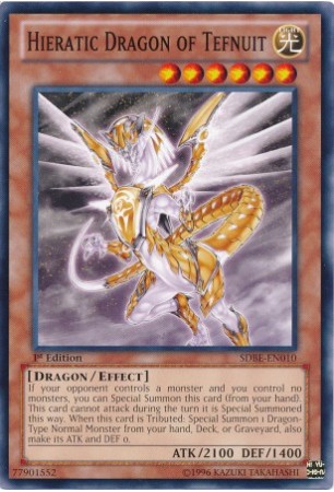 Hieratic Dragon of Tefnuit - SDBE-EN010 - Common