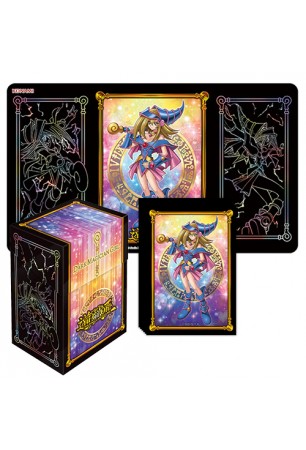 Combo Playmat + Deck Box + Sleeves (50 sleeves) Oficiais Konami - Dark Magician Girl