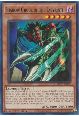 Shadow Ghoul of the Labyrinth - MAZE-EN002 - Rare