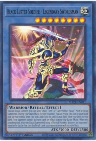 Black Luster Soldier - Legendary Swordsman - MAZE-EN011 - Ultra Rare