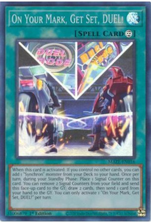 On Your Mark, Get Set, DUEL! - MAZE-EN016 - Super Rare