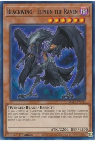 Blackwing - Elphin the Raven - MAZE-EN038 - Rare
