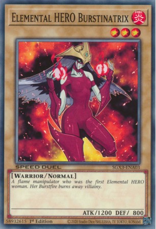 Elemental HERO Burstinatrix - SGX3-ENA03 - Common