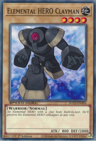 Elemental HERO Clayman - SGX3-ENA04 - Common