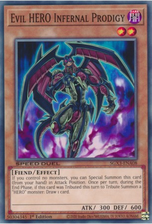 Evil HERO Infernal Prodigy - SGX3-ENA08 - Common