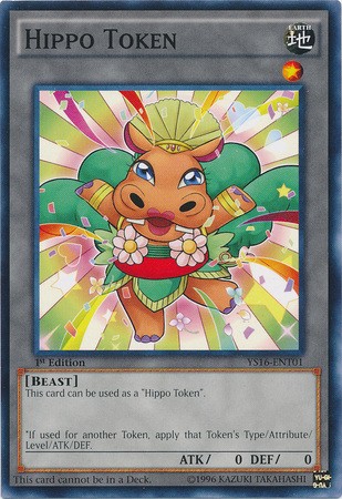 Hippo Token (Orange) - YS16-ENT01 - Common - Duelshop