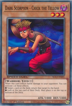 Dark Scorpion - Chick the Yellow - SGX3-ENI01 - Common