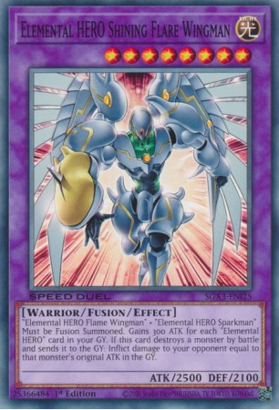 Elemental HERO Shining Flare Wingman - SGX3-ENI25 - Common