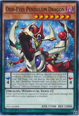 Odd-Eyes Pendulum Dragon - YS16-EN008 - Common