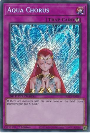 Aqua Chorus - SGX3-ENI34 - Secret Rare