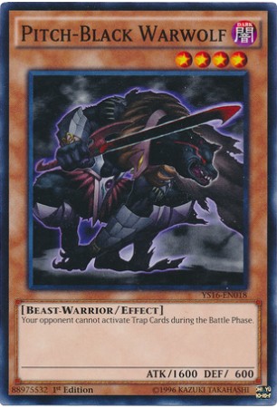 Pitch-Black Warwolf - YS16-EN018 - Common