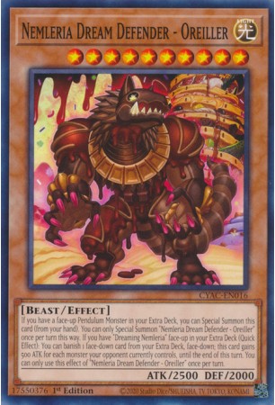 Nemleria Dream Defender - Oreiller - CYAC-EN016 - Common