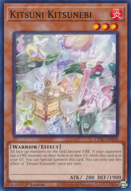 Kitsuni Kitsunebi - CYAC-EN028 - Common - Duelshop