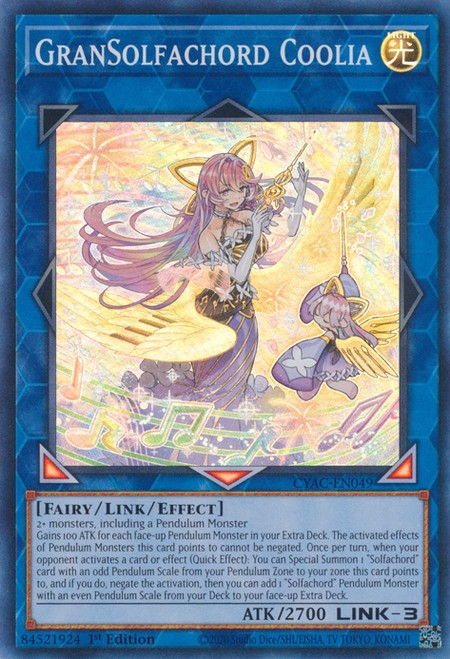 GranSolfachord Coolia - CYAC-EN049 - Super Rare - Duelshop