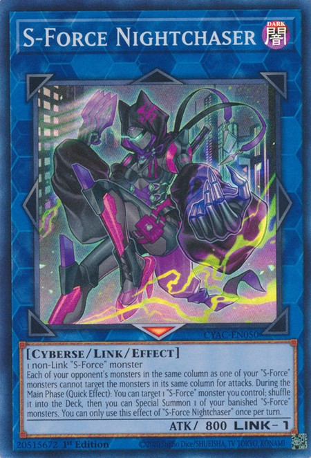 S-Force Nightchaser - CYAC-EN050 - Super Rare - Duelshop