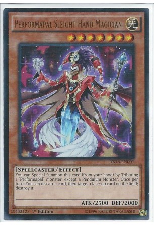 Performapal Sleight Hand Magician - YS16-EN001 - Ultra Rare