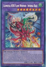 Elemental HERO Flame Wingman - Infernal Rage - BLMR-EN012 - Secret Rare