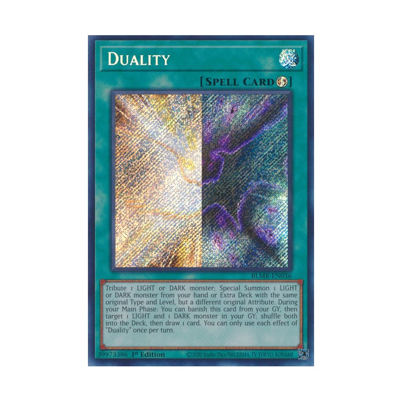 Yu-Gi-Oh! TCG: Golden Rule - BLMR-EN035 - Secret Rare 1st Edition (Near Mint)