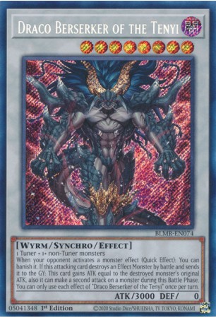 Draco Berserker of the Tenyi - BLMR-EN074 - Secret Rare