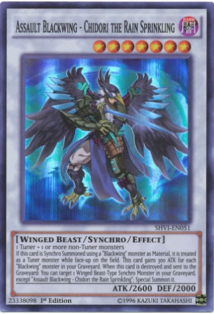Assault Blackwing - Chidori the Rain Sprinkling - SHVI-EN051 - Super Rare