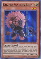 Kozmo Scaredy Lion - SHVI-EN082 - Super Rare