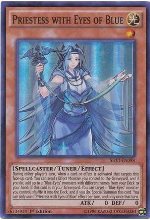 Priestess with Eyes of Blue - SHVI-EN098 - Super Rare