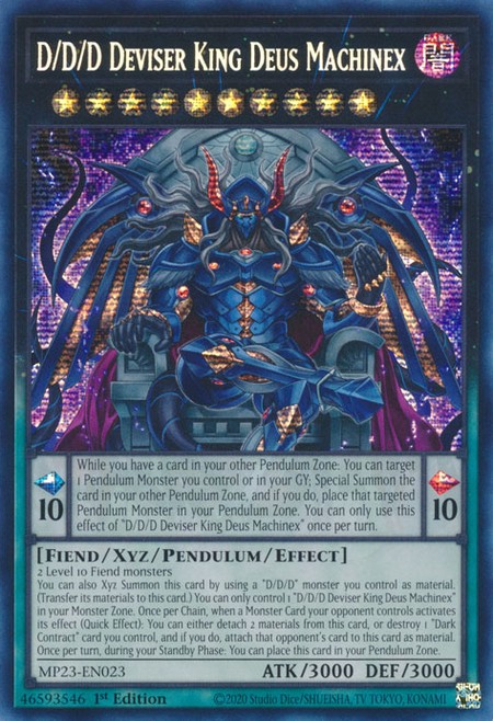 デュエルマスターズ DDD D/D/D Deviser King Deus Machinex - MP23-EN023 - Prismatic Secret