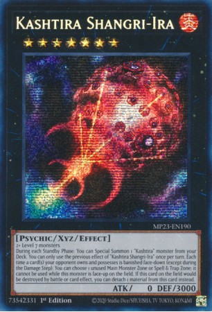 Kashtira Shangri-Ira - MP23-EN190 - Prismatic Secret Rare