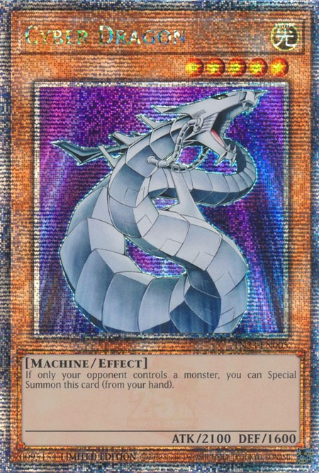 Cyber Dragon - TN23-EN005 - Quarter Century Secret Rare Cyber Dragon - TN23-EN005 - Quarter Century Secret Rare